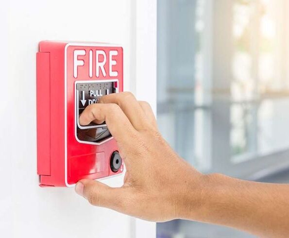 Fire alarm grade A system (Batteries + fire panel)